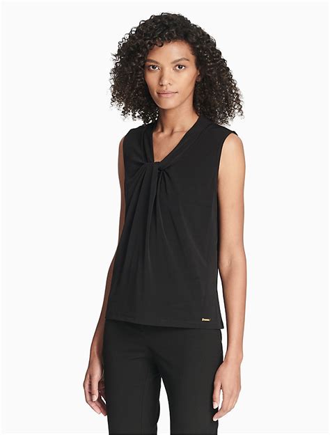 calvin klein top womens cheap|calvin klein sleeveless top 1x.